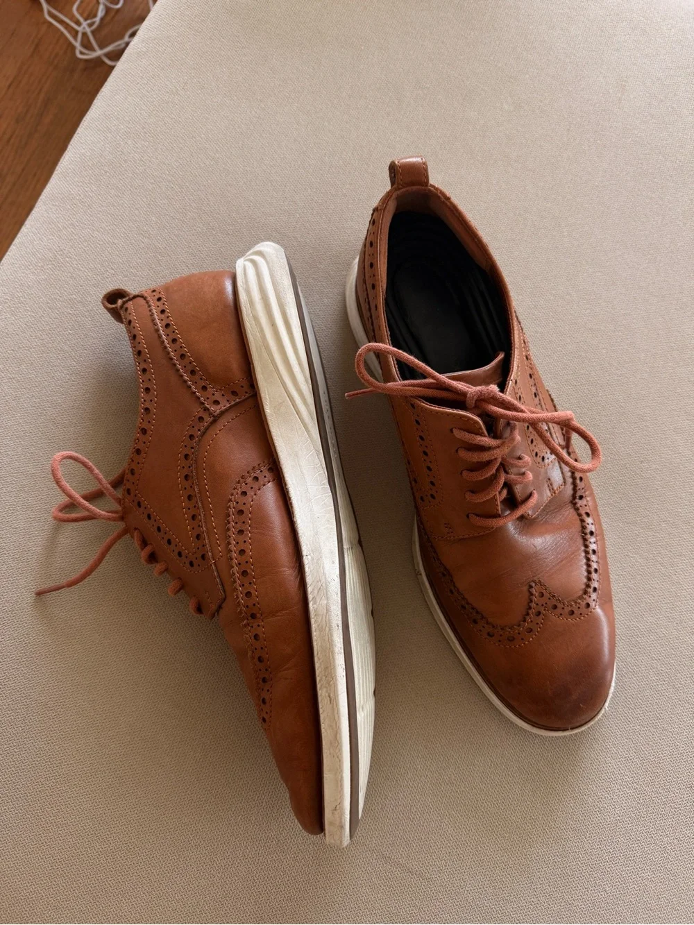 Men’s Cole Haan Tan Leather Original Grand Evolution Oxfords